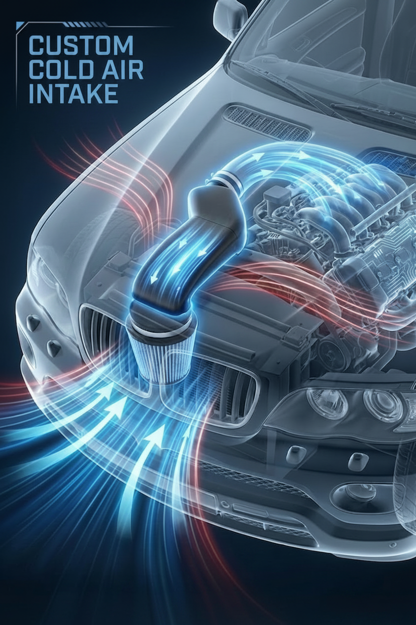 Custom 3D Printed BMW X5 Air Intake - High Performance ABS-GF