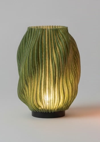 ArbutusGlow - Spiral Glow Modern LED Lamp Green - Contemporary Home Decor
