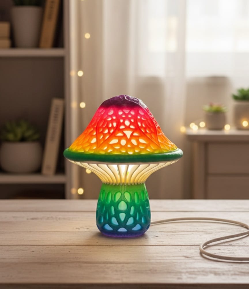 🍄✨ Mushroom Magic Lamp ✨🍄