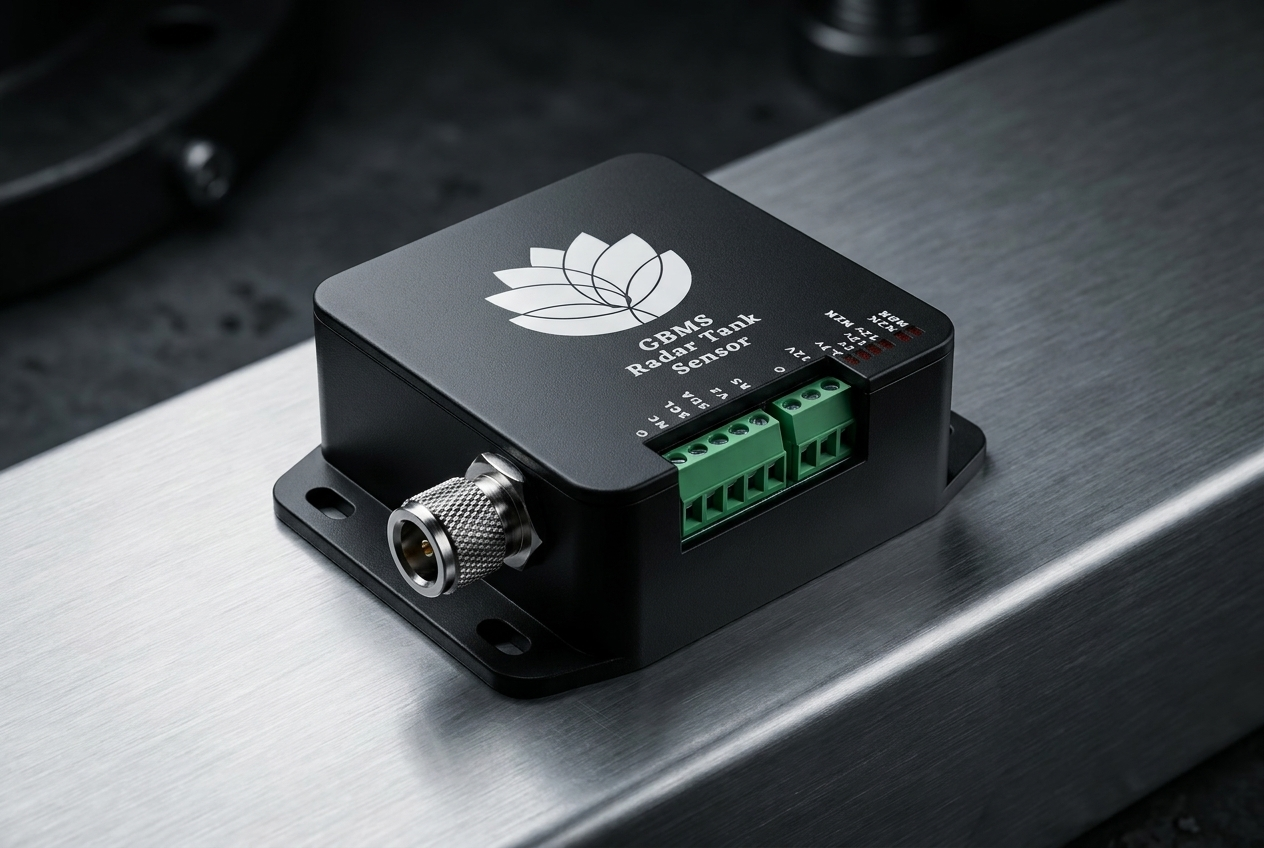 Surface mount easy install NMEA radar tank sensor