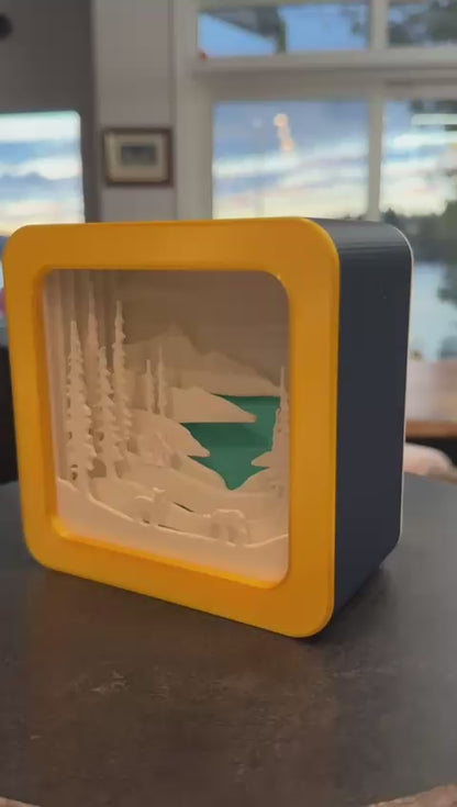Twilight Forest 3D Shadow Box Lamp